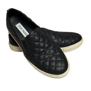 Steve Madden Ecentrcq Slip On Sneaker Women's Sneakers Size 6.0 M Black